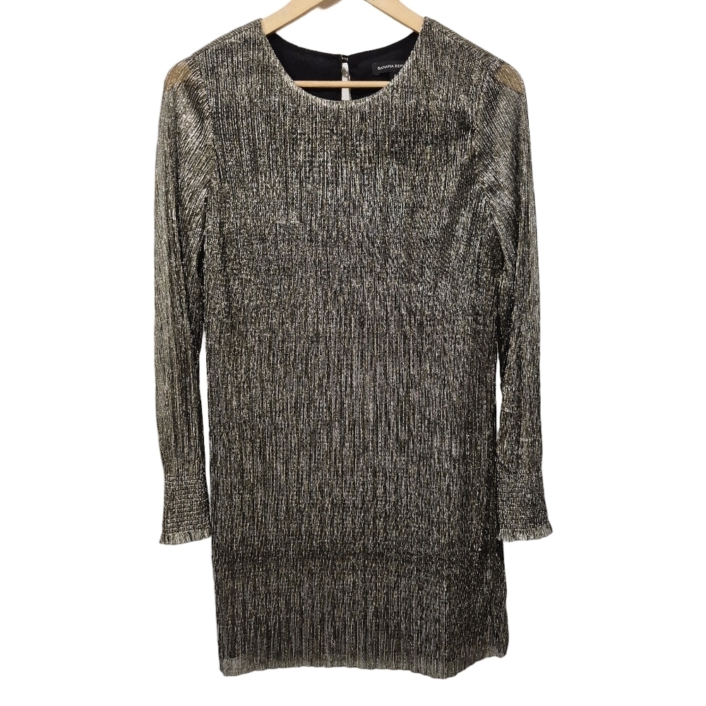 Banana Republic Metallic Gold Dress